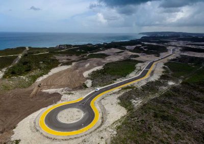 Road Construction in Praia del Rey, Portugal